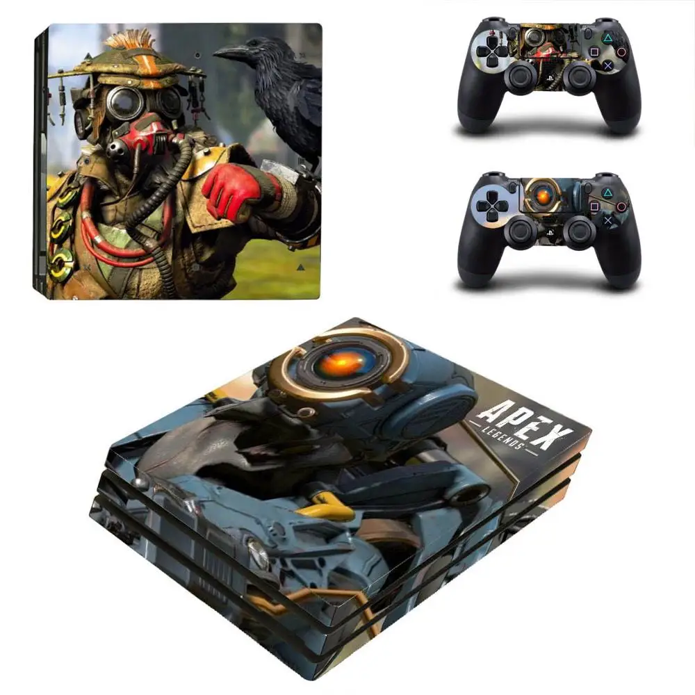 YSP4P-3217 Наклейка Vinilo PS4 Pro Skin Apex legends Play station 4 Pro sticker s для консоли sony PlayStation 4 Pro и контроллера Skins - Цвет: YSP4P-3217