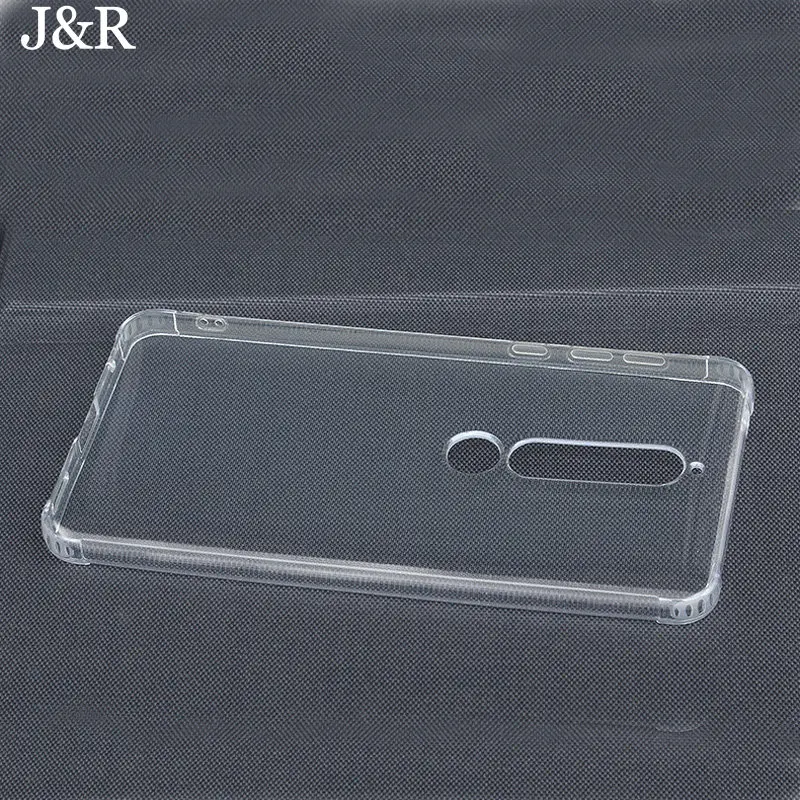 J &amp R для Nokia 6 2018 чехол 1 силиконовый мягкий ТПУ задняя крышка TA-1068 TA-1050 TA-1043 TA-1045