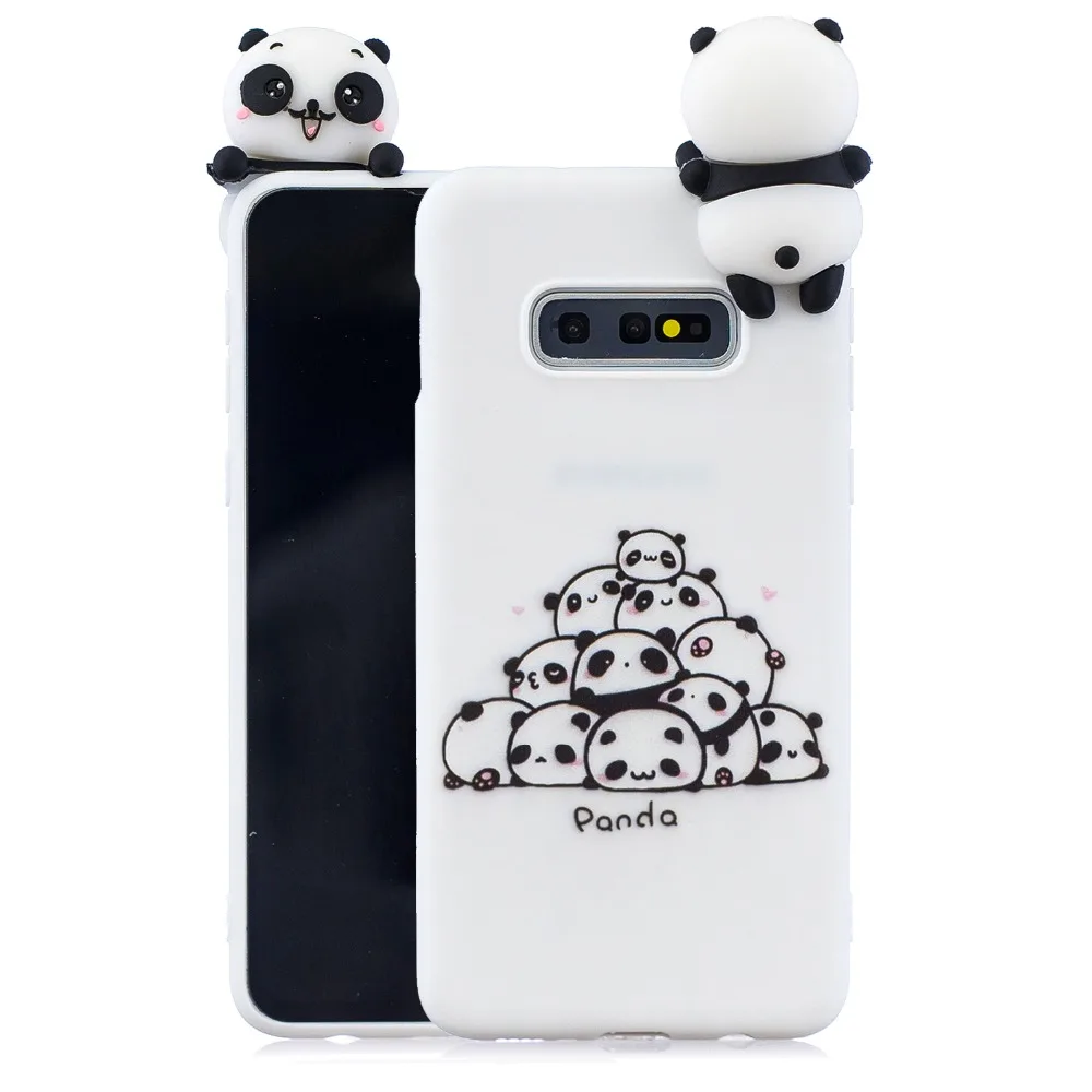 FLYKYLIN Cartoon Case For Samsung Galaxy S10 Plus S7 Edge S8 S9 Cover S10e Soft TPU Silicone 3D Toys Coque |