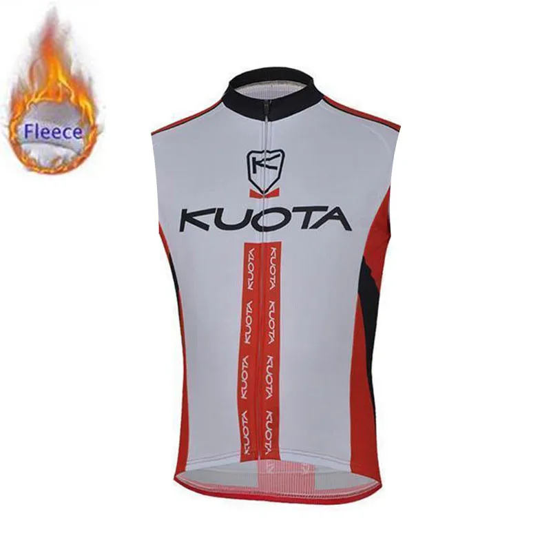 6 Pro Team Триатлон KUOTA мужские веломайки без рукавов зимние термо флисовые велосипедные рубашки спортивная одежда для езды на горном велосипеде Ropa Cicli - Цвет: 6