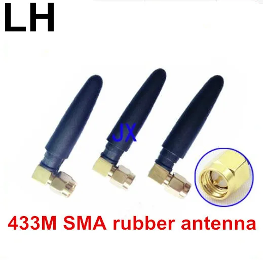 433 МГц беспроводной модем PCB прямоугольный SMA Штекерная антенна дБи|rubber antenna|pcb
