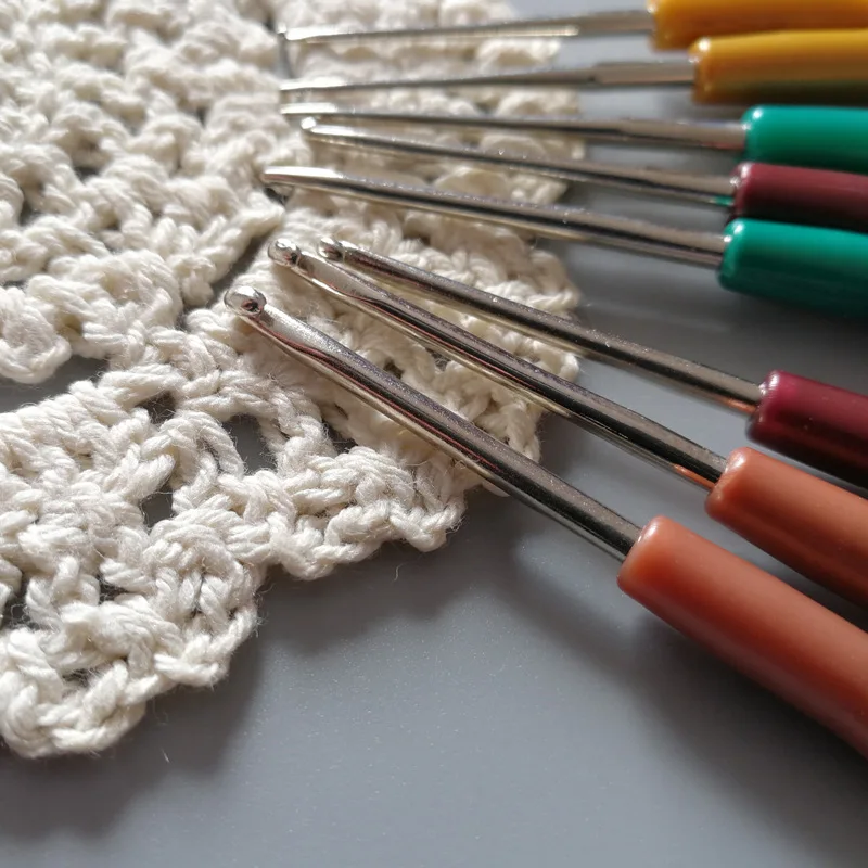 8 шт./компл. вязальные спицы крючки для вязания пластиковые инструменты 0 65/0 8/1 0/1