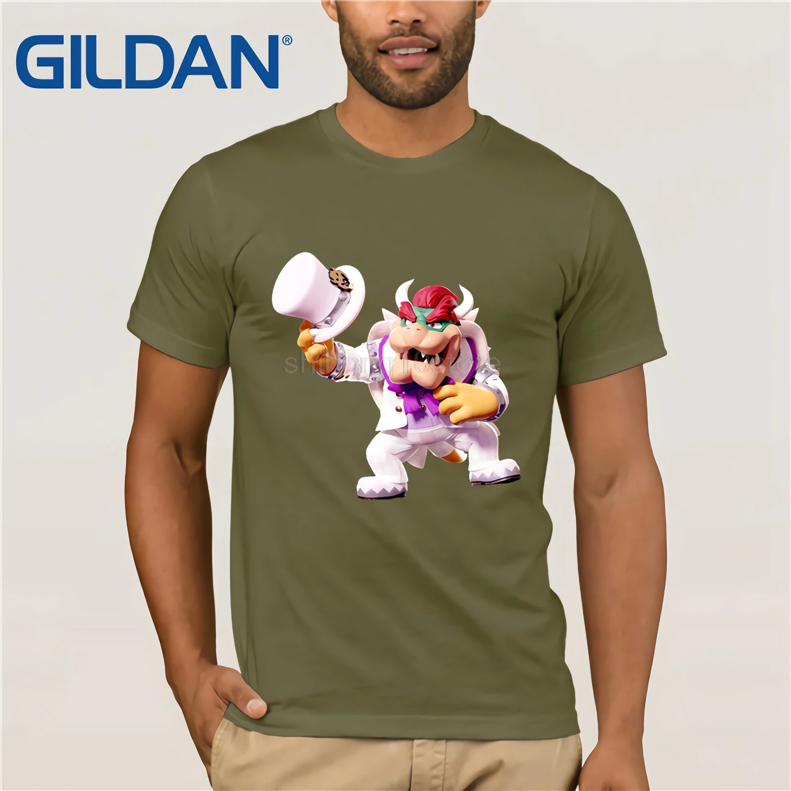 Горячая игра персонаж Cappy Goomba Марио черепаха Got Swagger Мужская хлопковая футболка