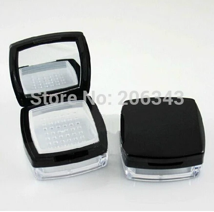 Банка для пудры 10 г с ситечком или чехлом мощный контейнер банка крема