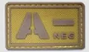 Прозрачный Нашивки типа крови 3D тактические ПВХ A/B/O/AB военный боевой дух резиновые значки аппликации полосы для нарукавная нашивка для одежды с крюком и петлей - Цвет: Прозрачный