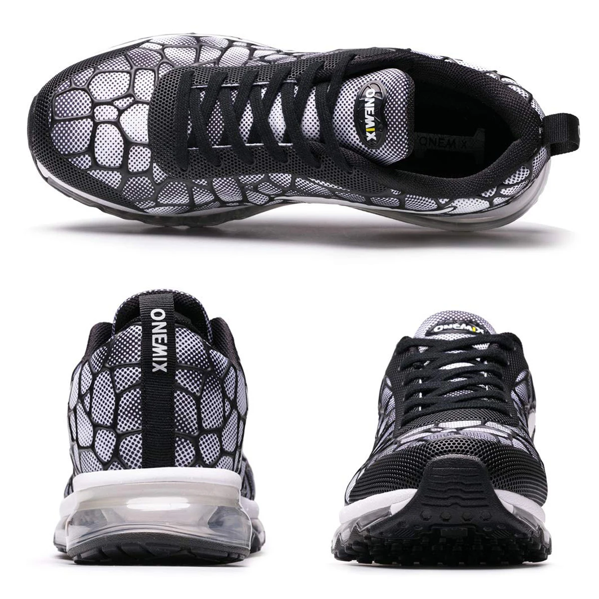 Кроссовки ONEMIX с воздушной подушкой для мужчин и женщин Беговая спортивная обувь