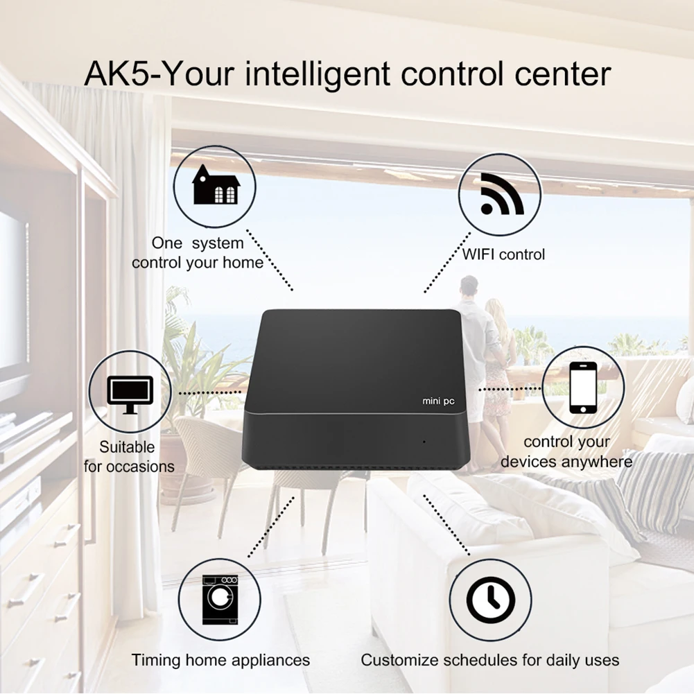 Мини компьютер хост домашний офис мини ПК INTEL Apollo J3455/J4105 память 4+ 64 г товары для дома и офиса Прямая поставка