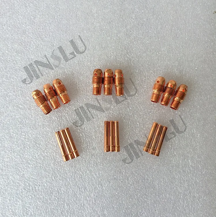 Цанга сварочной горелки TIG 13N22 1 6 мм 1/16 дюйма и корпус цанги 13N27 40 шт.|welding collet|tig welding