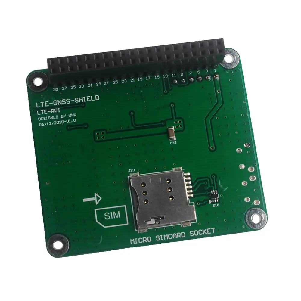 Плата разработки 4G Φ для Arduino Raspberry Pi Zero/Zero W/2B/3B/3B + RPI LTE CAT 4 Audio GSM GPS расширения| |