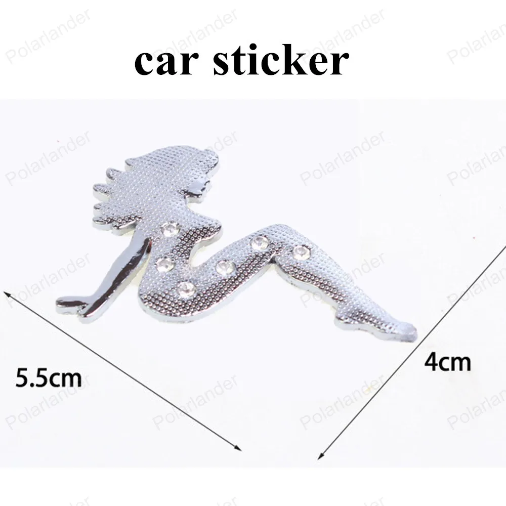 Новое поступление полностью Металлическая Автомобильная 3D наклейка