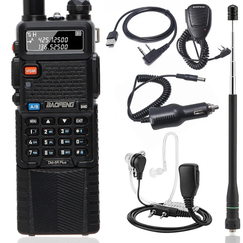 Baofeng DM 5R Plus цифровая рация DMR Dual Time Solt Tier1 & 2 tier ii Ham CB портативное радио