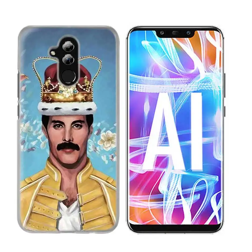 Чехол для huawei Honor P20 mate 20 10 P10 P9 P8 8X9 Lite P Smart+ Plus Nova 3i прозрачный чехол queen Freddie Mercury