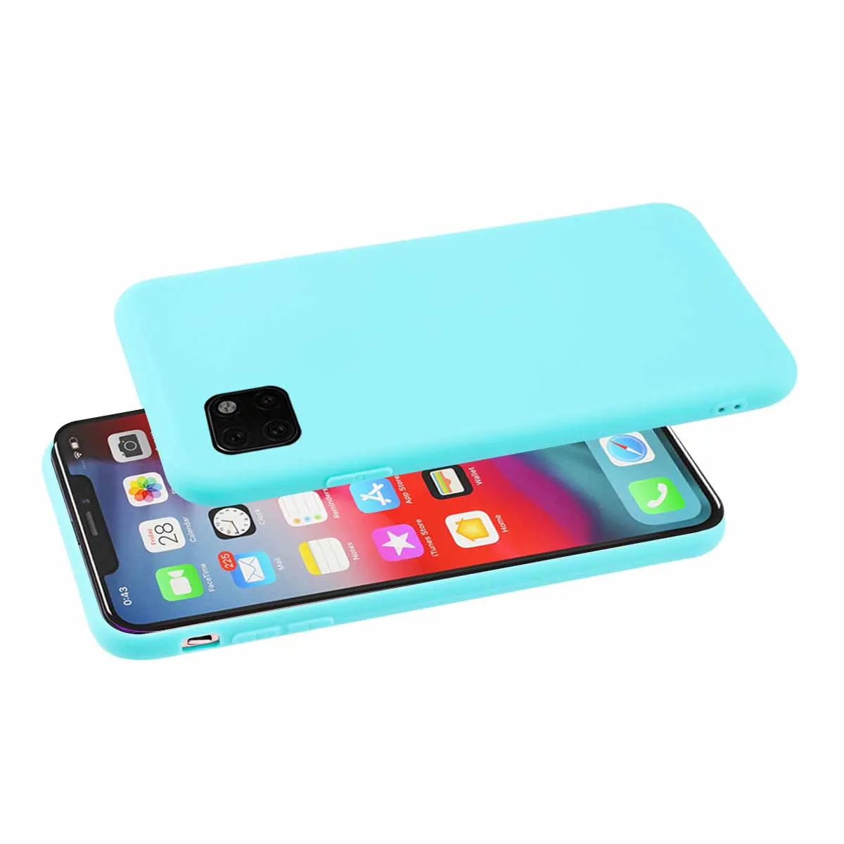 For iPhone 11 Pro Max Case Silicone Candy Color Slim Matte Soft TPU X Xs XR Cover Shockproof | Мобильные телефоны и