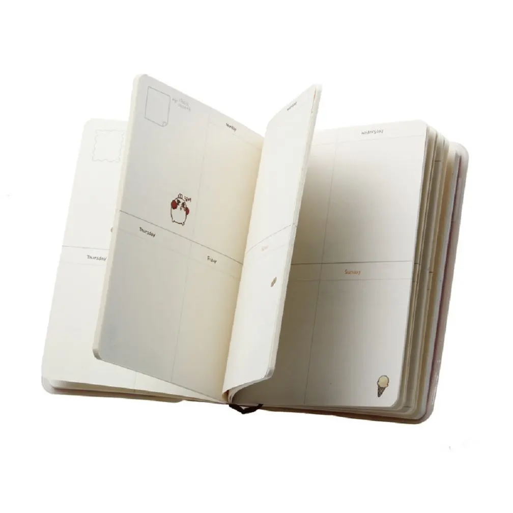 Идеальный Кролик модель блокнот кожа дневник Planbook 2 цвета