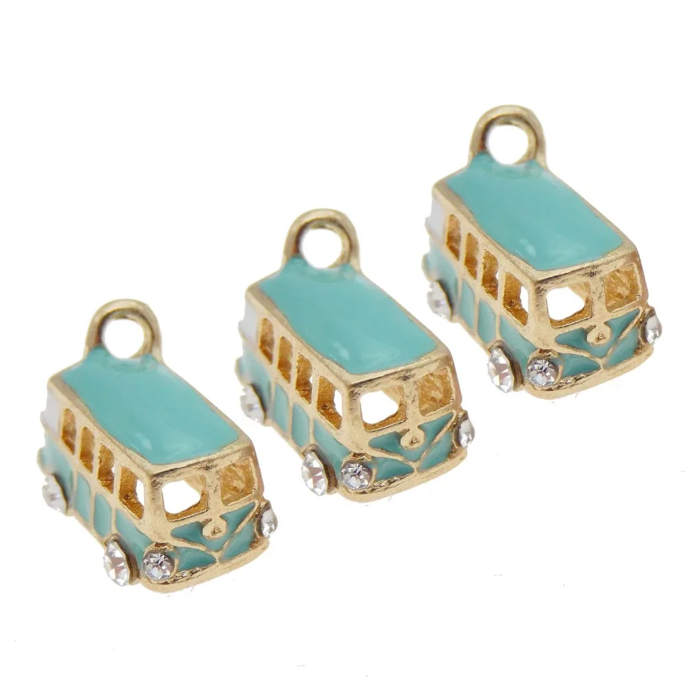 Оптовая продажа 14 ⑤ упак. золотые подвески эмалевый Сплав Ожерелье Подвески