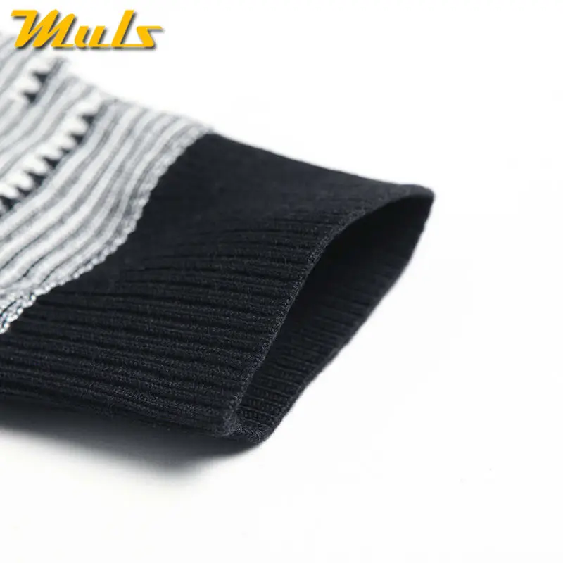Muls on sale wool sweater men pullover autumn winter striped male ugly for black white Color MS2787 | Мужская одежда