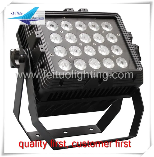 E-10x Outdoor use waterproof ip65 20*18w 6 in1 rgbwa+uv led wide wall washer light for stage chruch studio | Освещение