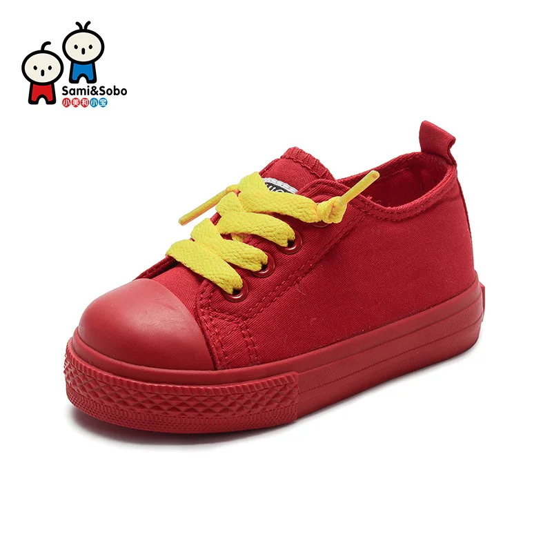 Маленький красивый и маленький драгоценных детей парусиновая обувь 2018 осень