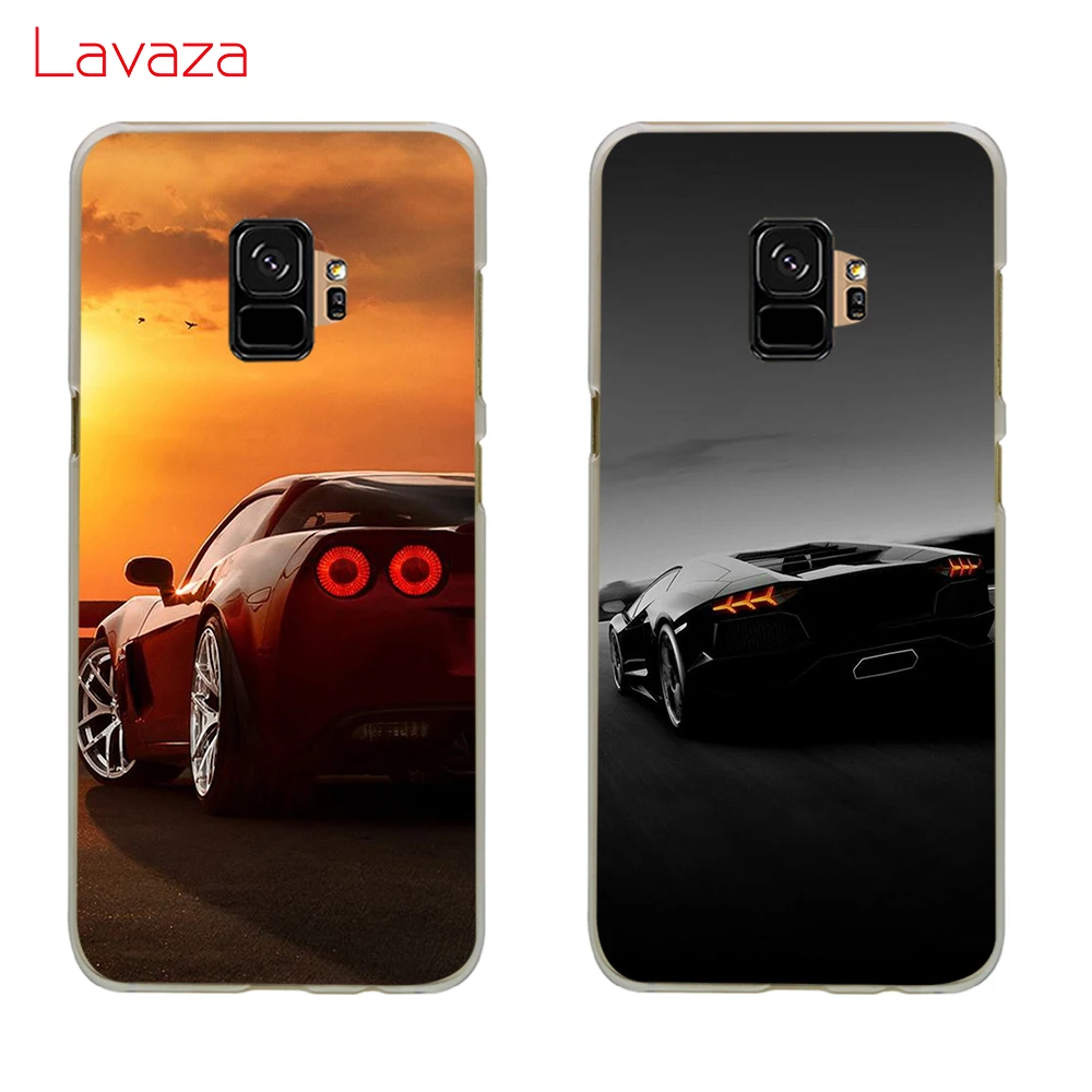 Твердый чехол для телефона Lavaza модный роскошный с задними фонариками Samsung Galaxy S8 S9