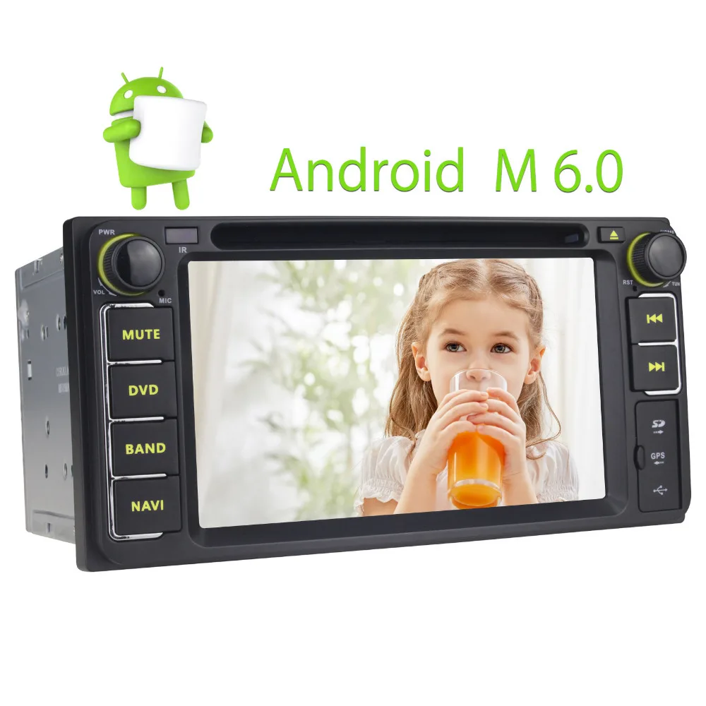 Радуясь 2 din автомагнитола doble gps android Авто Кош Гб Сенсорный экран для Toyota camry toyota rav4