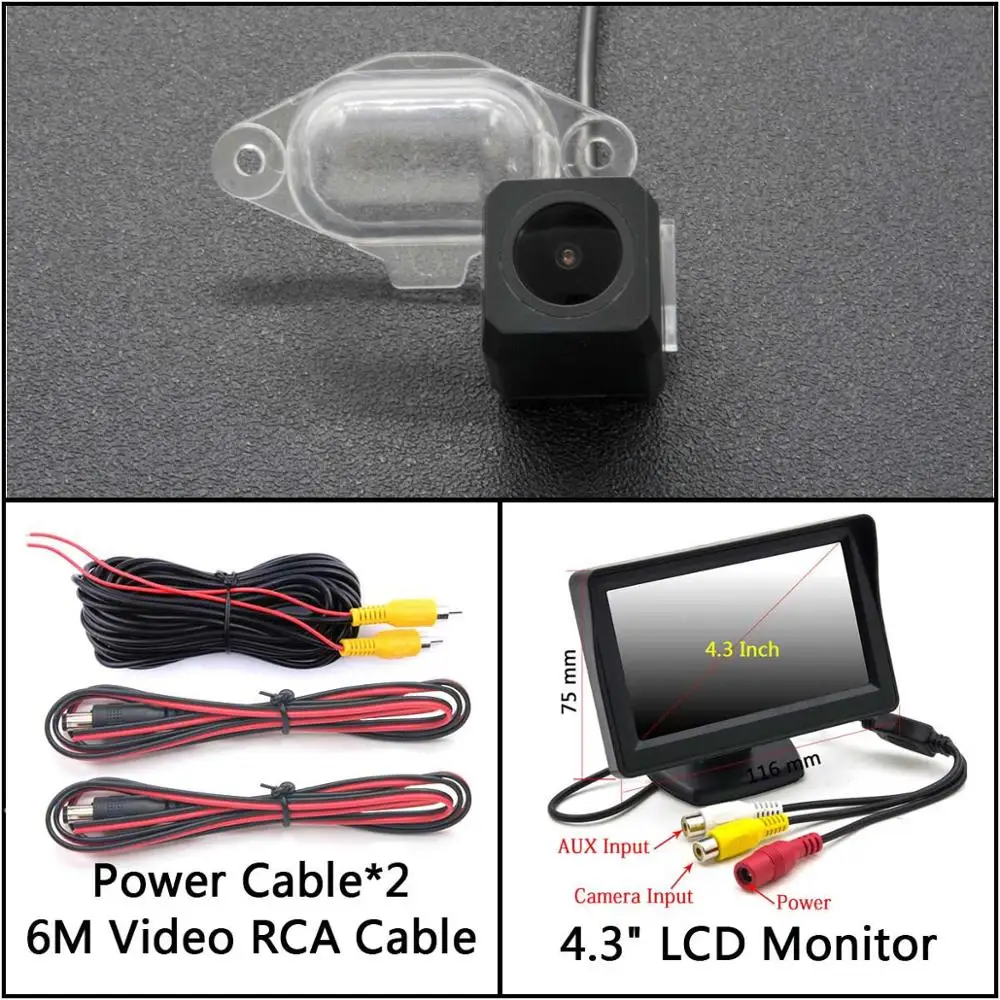 Cam Add 4.3 inch LCD Full HD камера заднего вида для Nissan X-Trail Almera Pathfinder R50 Cefiro Avenir/Avenir Cargo/Expert автомобильный парковочный зеркальный монитор - Название цвета: Cam Add 4.3 inch LCD