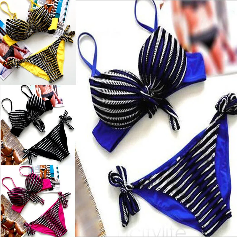 Комплект бикини 2017 летний купальник с низкой талией женский купальный костюм