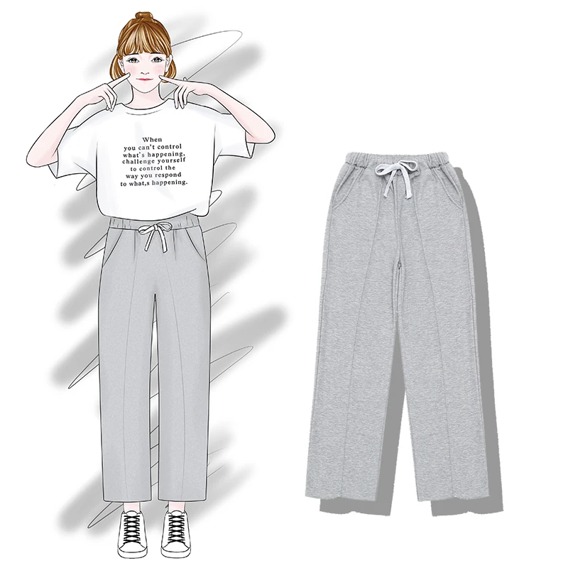 2018 г. Новые Модные женские Штаны летние свободные повседневные брюки с