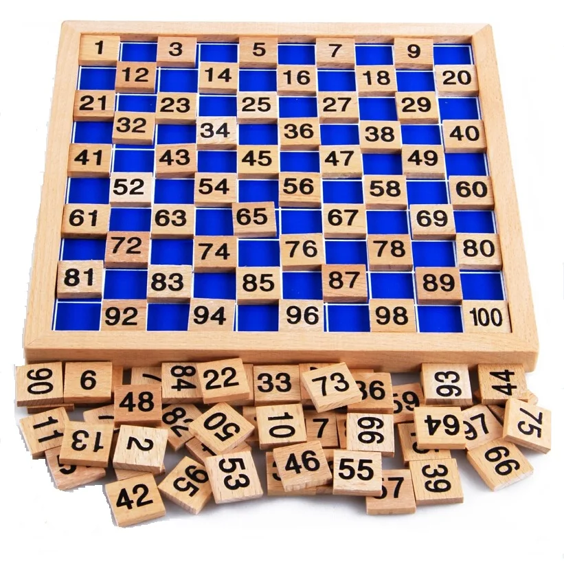 100 шт. Детская образовательная деревянная доска материалы Монтессори