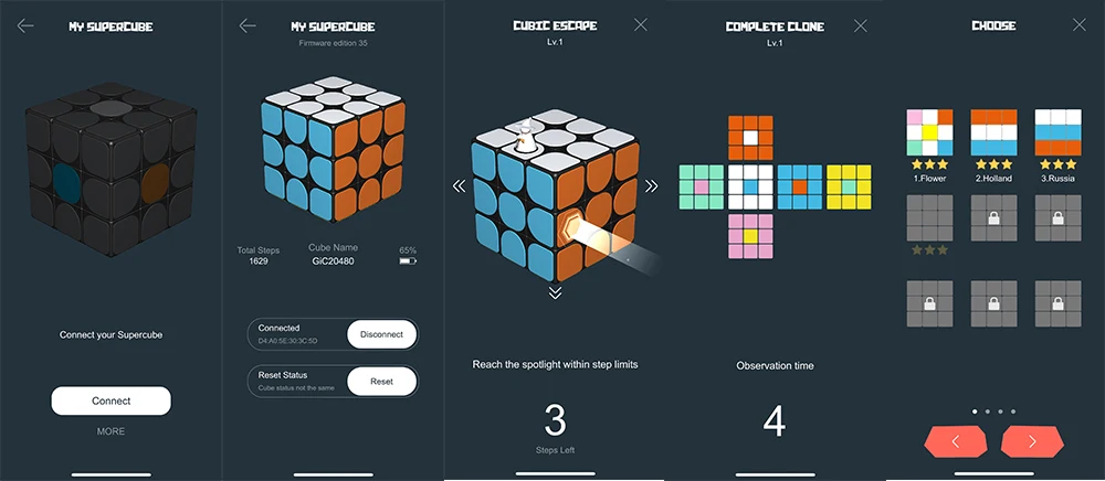 Xiaomi mijia Giiker Супер smart cube приложение remote comntrol Интеллектуальный Магический кубик паззлы обучающая красочная игрушечные лошадки для мужчин женщина