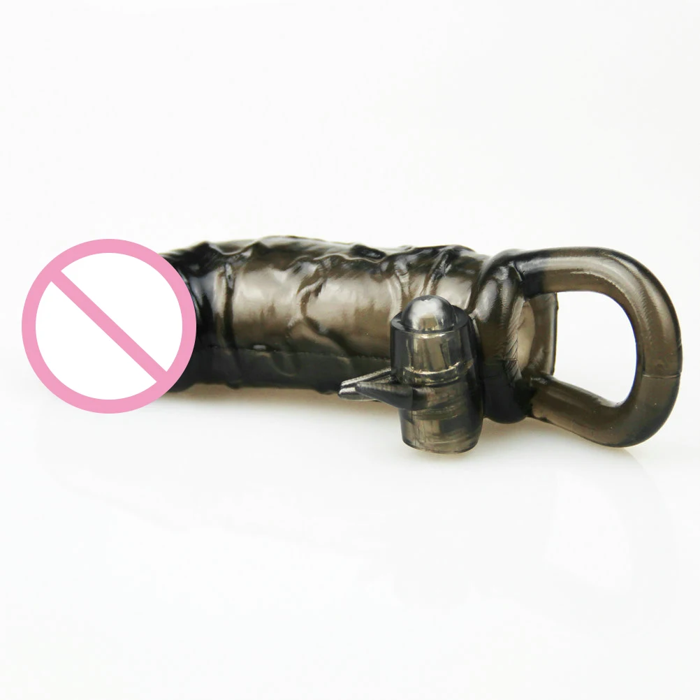 Толстый раздвижной презерватив вибратор кольца многоразовые задержки