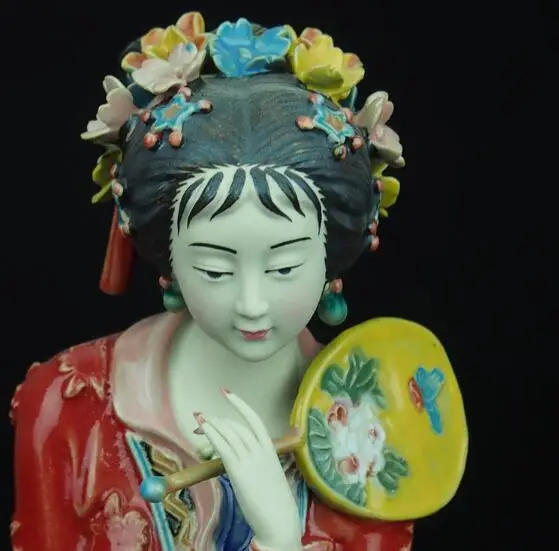 Фото В стиле кукол Shiwan тонкой керамики украшения двенадцать Трусики Jinling Сон Красный В стиле кукол Shiwan тонкой керамики украшения двенадцать Трусики Jinling Сон Красный
