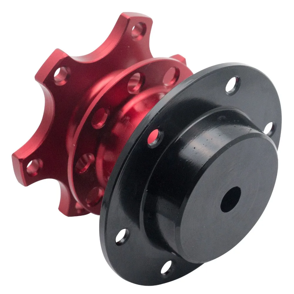 Красный Для MOMO OMP ND SP рулевое колесо Quick Release snap off hub адаптер Автомобильное рулевое колесо Hub Boss Kit Универсальный - Цвет: Красный