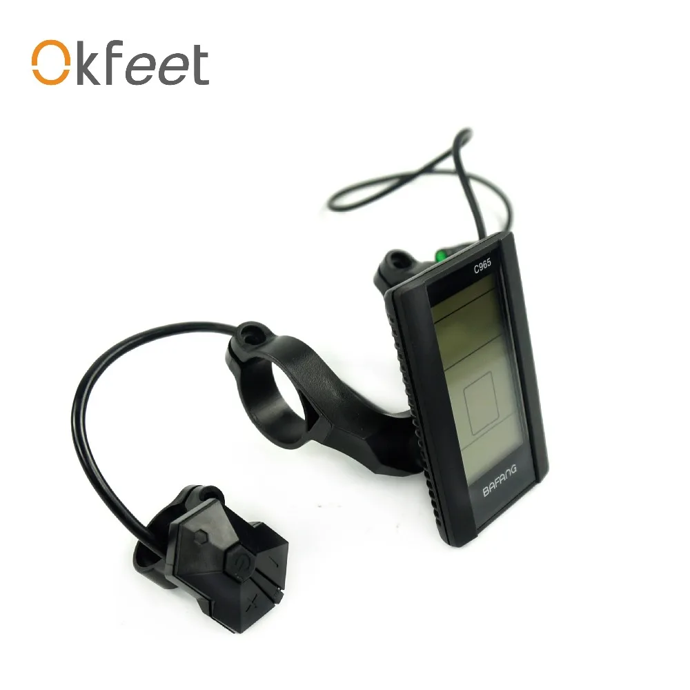 Okfeet велосипедный дисплей C965 для 8fun Средний приводной двигатель BBS01 BBS02 BBSHD Bafang