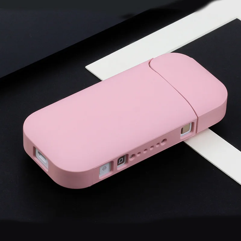 Глянцевый матовый цветной чехол для IQOS 2,4 Plus аксессуары для электронных сигарет полный защитный чехол