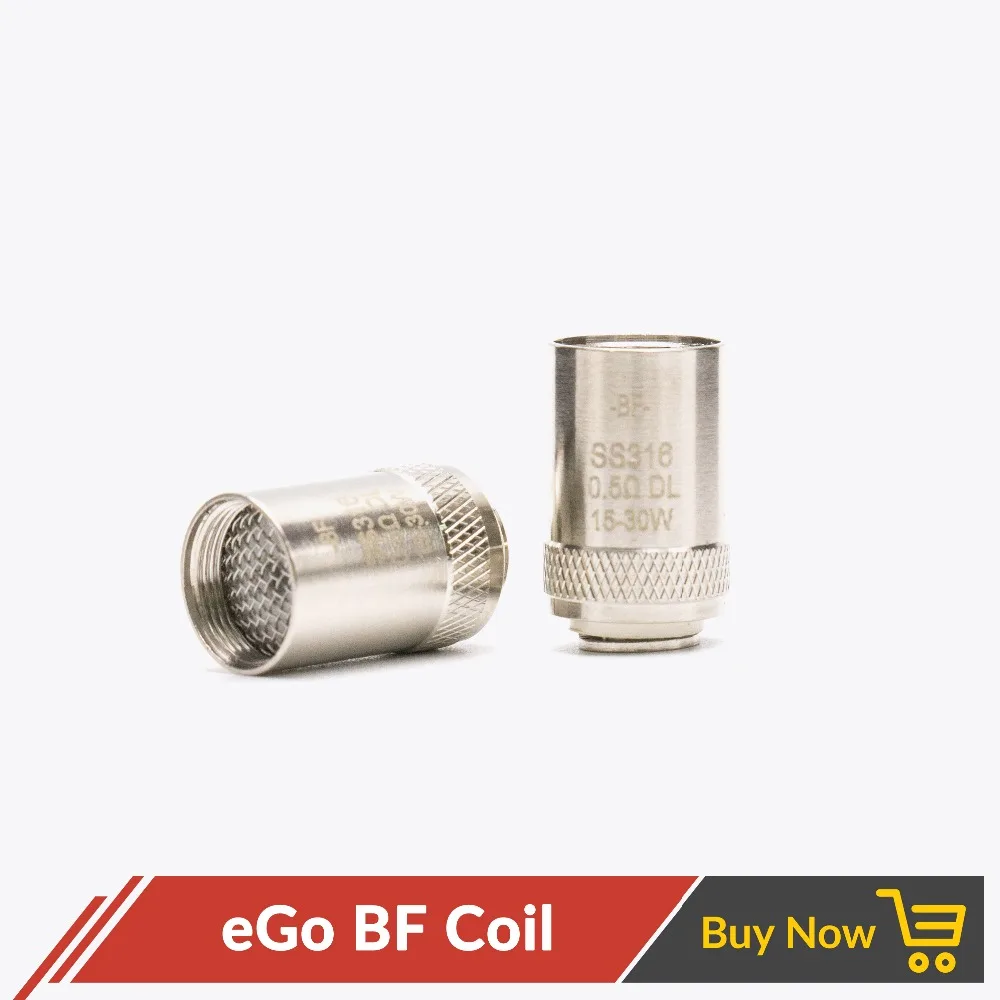 Volcanee 20pcs Сменная Головка Катушки BF SS316 0.5ohm 0.6ohm катушка для вейпинга eGo AIO