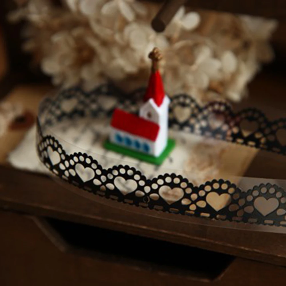 Кружева цветок Васи бумага Скрапбукинг DIY ленты ремесла дневник фото альбом для