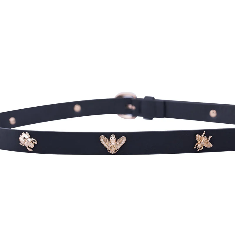 

2019 Women Bee Belt Trending Designer Jeans Waist Strap Belts For Women's Dress Stylish PU Leather Belt Jeans Casual Girdle