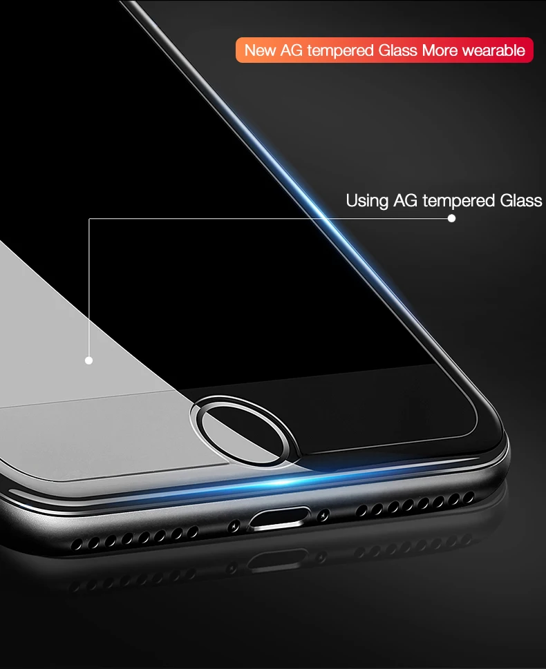 CAFELE закаленное стекло для iphone 6 6s 7 8 plus 3D edge Полное покрытие экрана протектор для iphone 7 8 бесшовное покрытие антибликовое