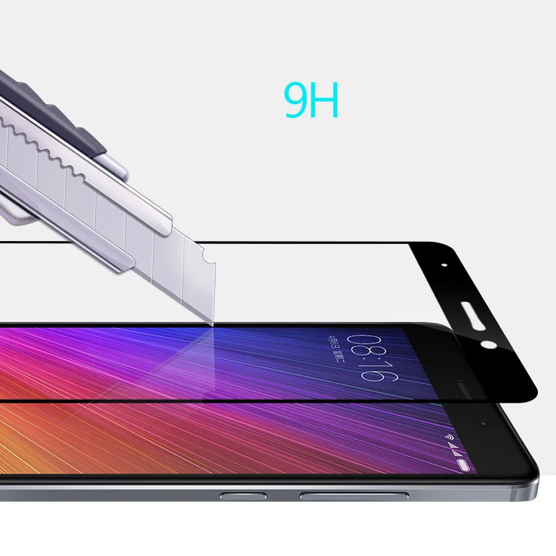 Закаленное стекло с полным покрытием для xiaomi 5 5c 5S plus note redmi pro 4x 4a 4 3 оригинальная