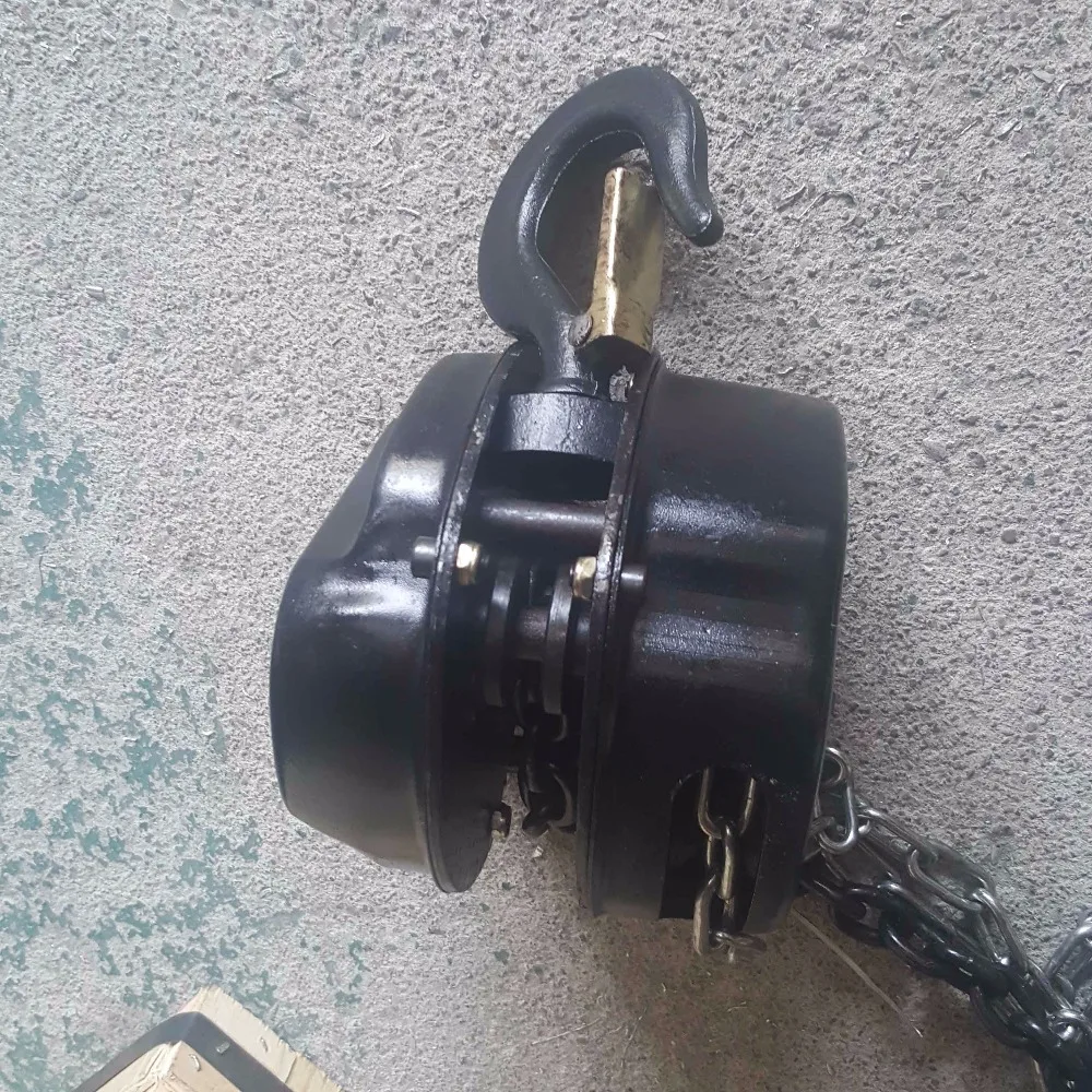 1 тонна 6 метров ручной цепной блок подъемник с оцинкованным цепным подъемником DJ