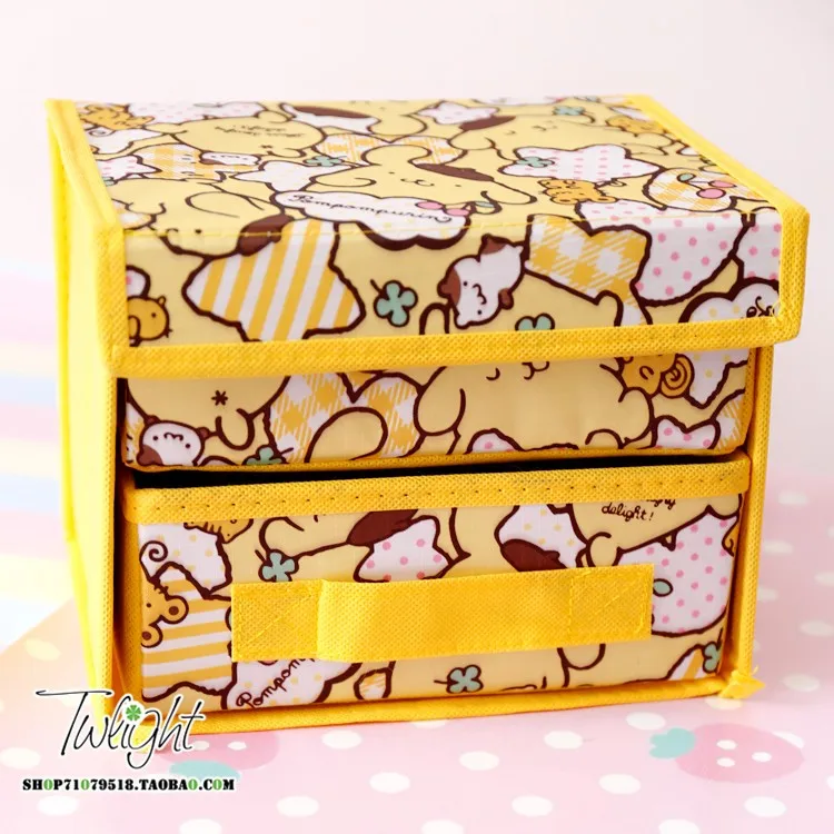 Многоцветный Милые косметички с мультипликационным принтом Duffy stellamou hello kitty My Melody Cinnamoroll The Little Twin Star, чехол, складная коробка для хранения, сумка - Цвет: Многоцветный