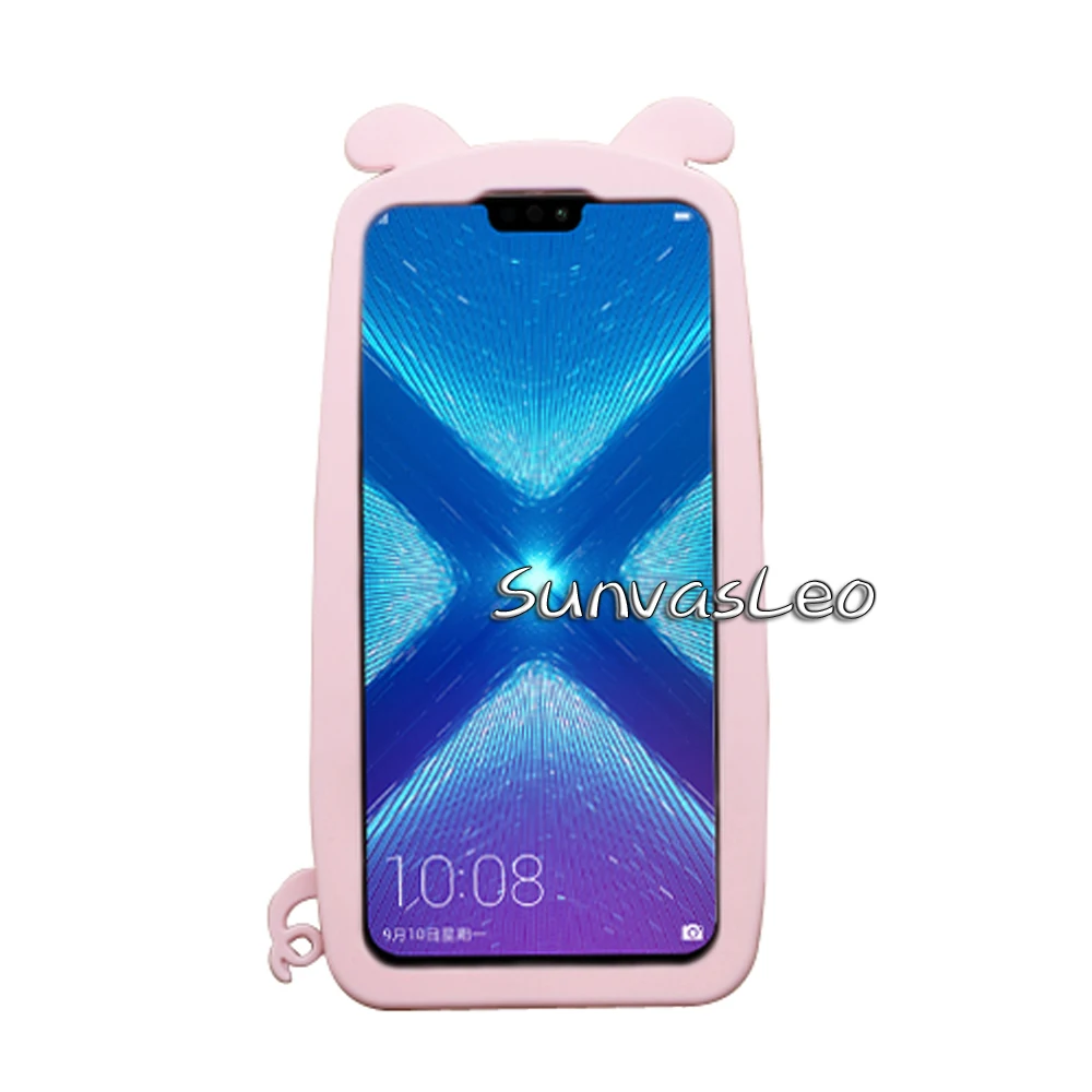 Для huawei Y9 3D Мягкий силиконовый чехол с милыми мультяшными животными чехол для задней панели сотового телефона Оболочка чехол s для huawei Honor 8X