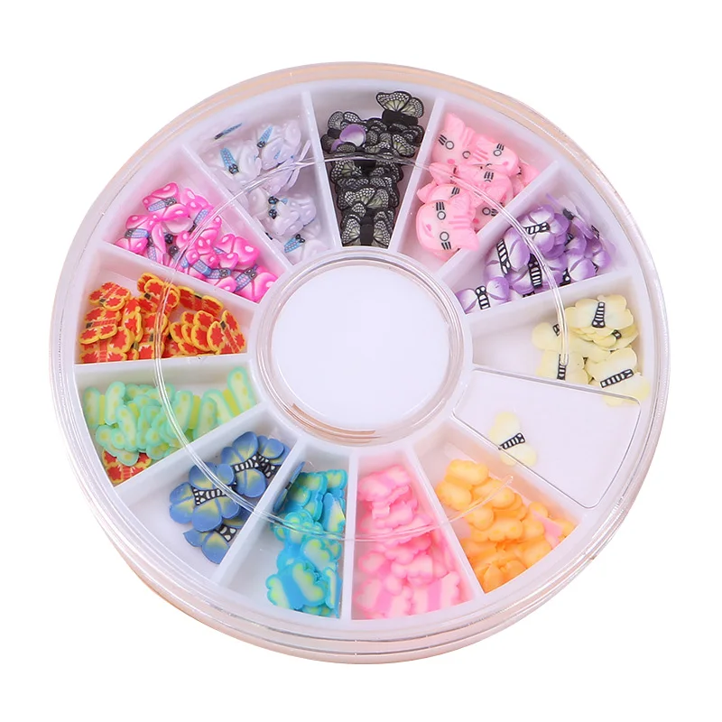 1Box Polymer Clay Fruit Christmas Craft Decoration FlatBack Cabochon Embellishments For Scrapbooking Accessories Nail Art DIY | Дом и сад