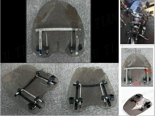 Мотоциклетное ветровое стекло для Yamaha VStar 400 650 1100 1300 Virago Xv 250 535 750 Road Star Custom Chopper |