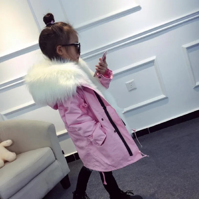 JKP autumn and winter children's imitation fur coat boys fox hair liner baby school to overcome FPC-35 | Детская одежда и