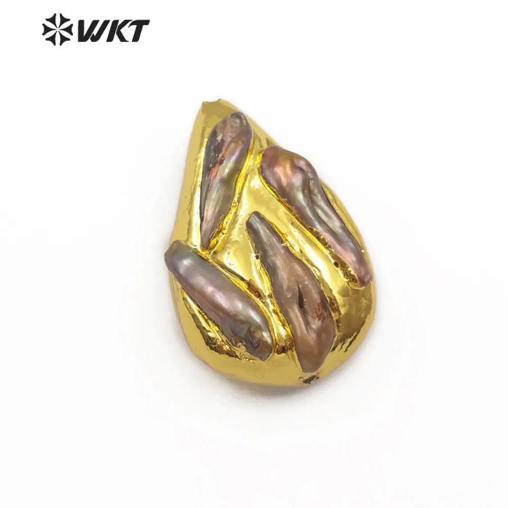 JF307 WKT Exquisite Designed Irregularly Shaped Beads Natural Pearl Jewelry Accessories Suitable For Women To Make | Украшения и