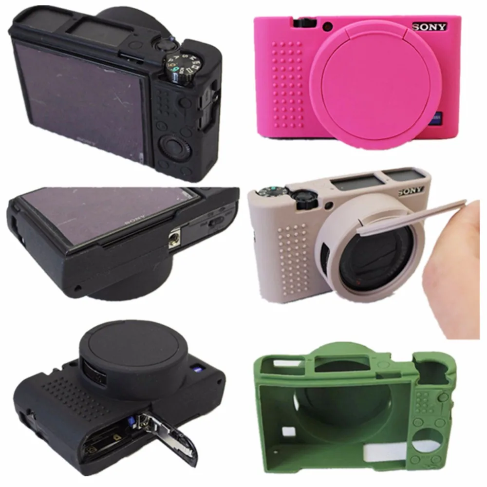 Силиконовый мягкий чехол для камеры защитный Sony DSC RX100M5 RX100M4 RX100M3 RX100 III/V IV сумка