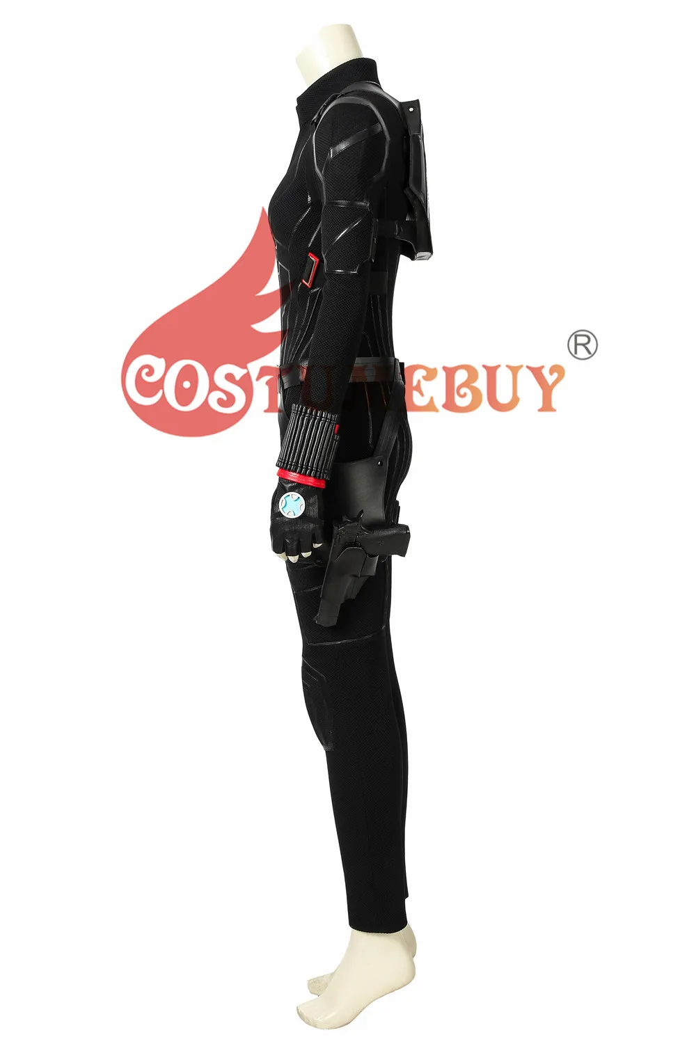 CostumeBuy, Мстители, 4 эндшпиль, Черная Вдова, косплей костюм, женские костюмы на Хэллоуин, Наташа ромаофф, костюм, Черная Вдова, комбинезон
