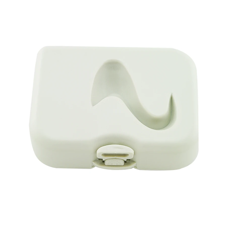 Denture Storage Box Case With Mirror and Clean Brush Dental Appliance |