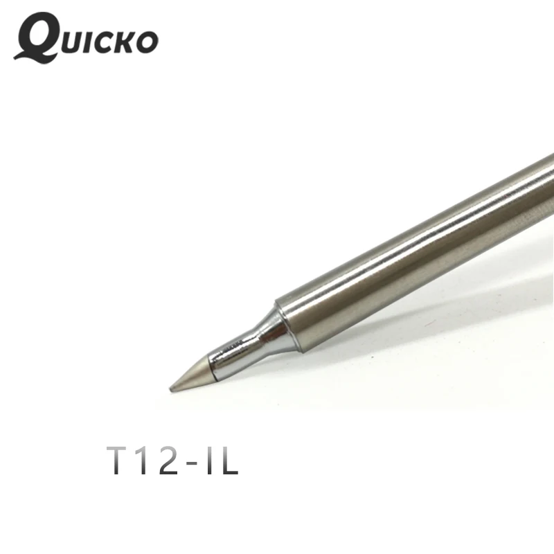 Фото Наконечники для паяльника серии QUICKO T12-ILS, сварочные головки для FX9501, FX951, рукоятка Quicko T12 O светодиодный ная и паяльная станция №2